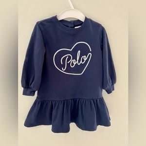 Ralph Lauren Polo Baby Dress Navy